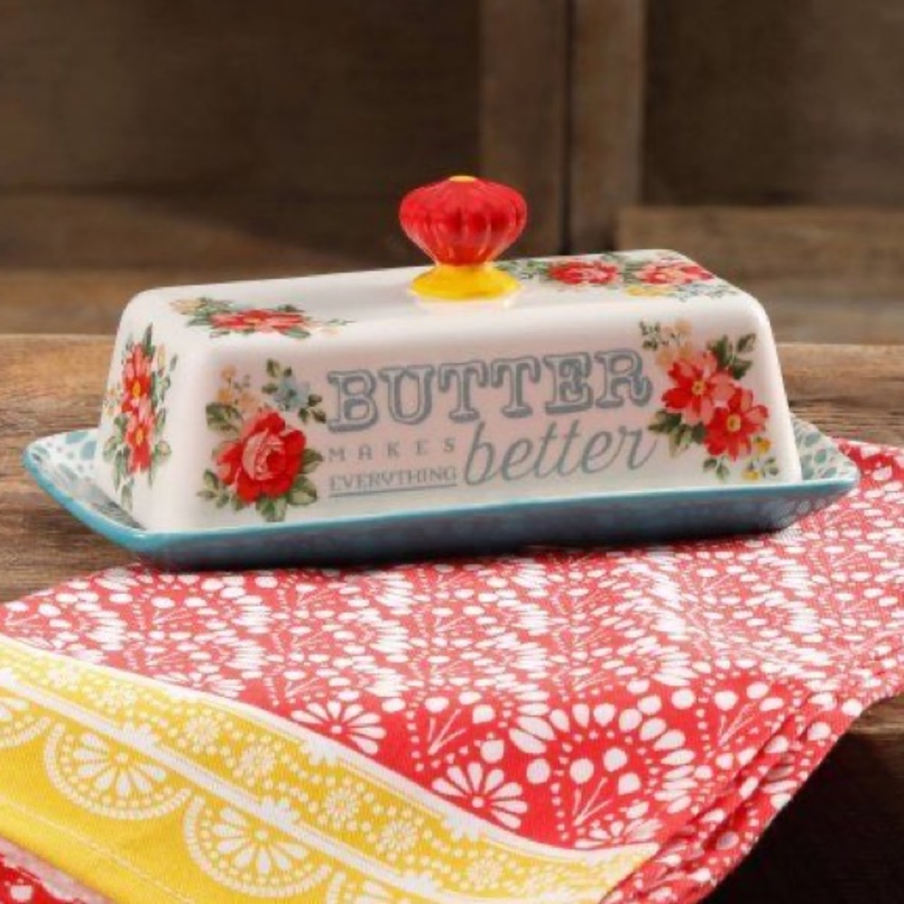 The Pioneer Woman butter dish